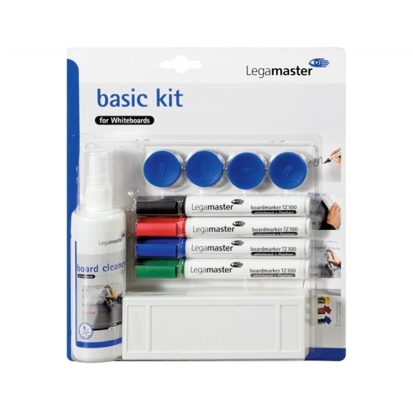 Sada Board BASIC Kit - sada pro tabule - popisovače, stěrka, čistič, magnety