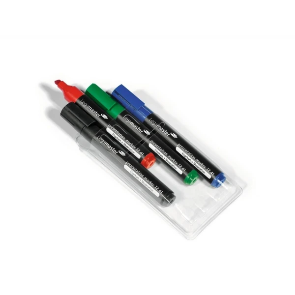 Sada popisovačů TZ 41 pro flipchart - 4 kusy (črv,č,m,z)