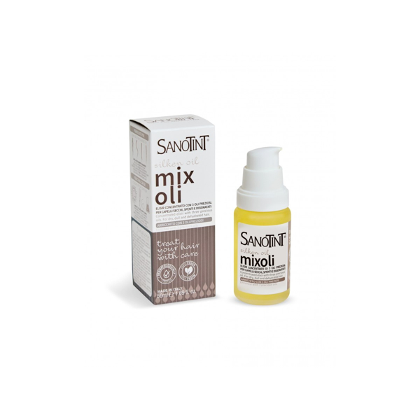 Sanotint MIXOLI SILKEN OIL - Hedvábný olej na vlasy - 50 ml