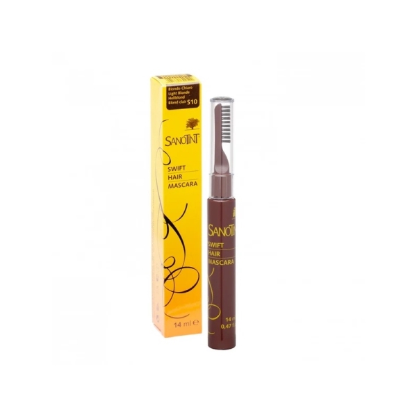 Sanotint Řasenka na vlasy Swift hair mascara S10 (světlý blond) - 14 ml