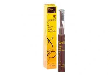 Sanotint Řasenka na vlasy Swift hair mascara S2 (tmavě hnědá) - 14 ml