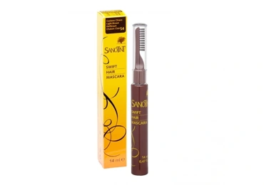 Sanotint Řasenka na vlasy Swift hair mascara S4 (světlý kaštan) - 14 ml