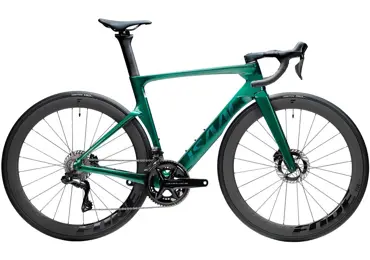 Silniční kolo Isaac Meson Jade Green Ultegra Di2-L