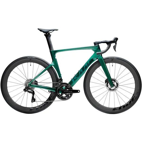 Silniční kolo Isaac Meson Jade Green Ultegra Di2-L