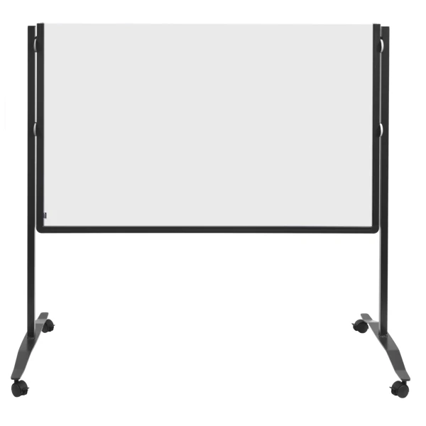 Skládací mobilní pěnová tabule / nástěnka 150x120 cm, PREMIUM PLUS, bílá