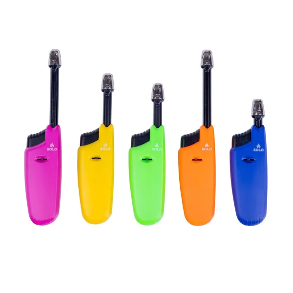 SOLO Teleskopický zapalovač - modrý