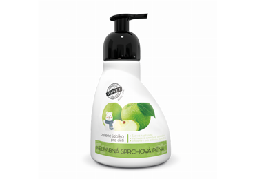 Sprchová pěna - zelené jablko - vhodné pro děti