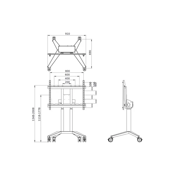 Obrázek pro LEG-7811111 Mobilní stojan pro LCD - moTion MS-12S