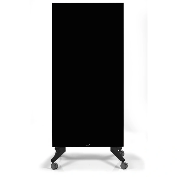 Stylová mobilní černá skleněná tabule - paraván