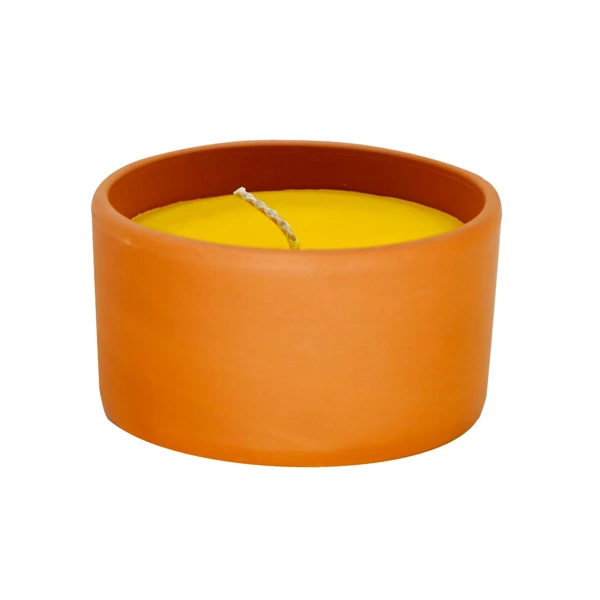 Svíčka Citronela terakota - 105x57mm - odpuzuje létající hmyz