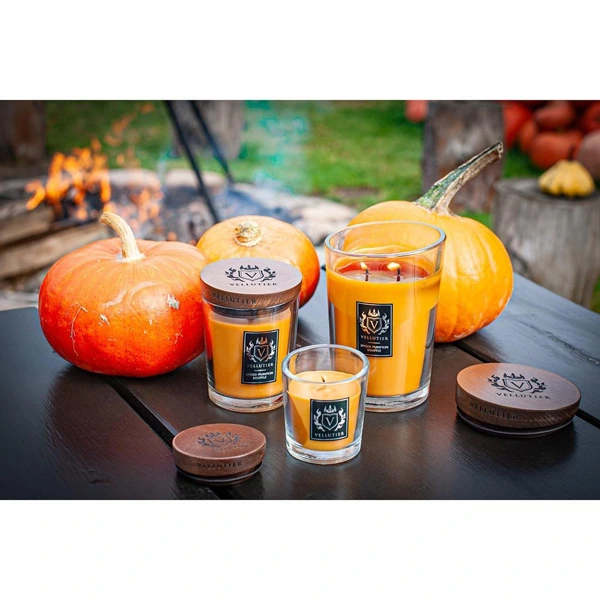 Svíčka Vellutier velká, Spiced Pumpkin Soufflé