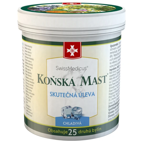 SwissMedicus® Koňská mast chladivá 500 ml