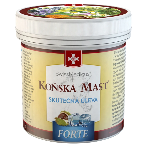 SwissMedicus® Koňská mast forte chladivá 250 ml