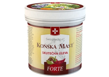 SwissMedicus® Koňská mast forte hřejivá 250 ml