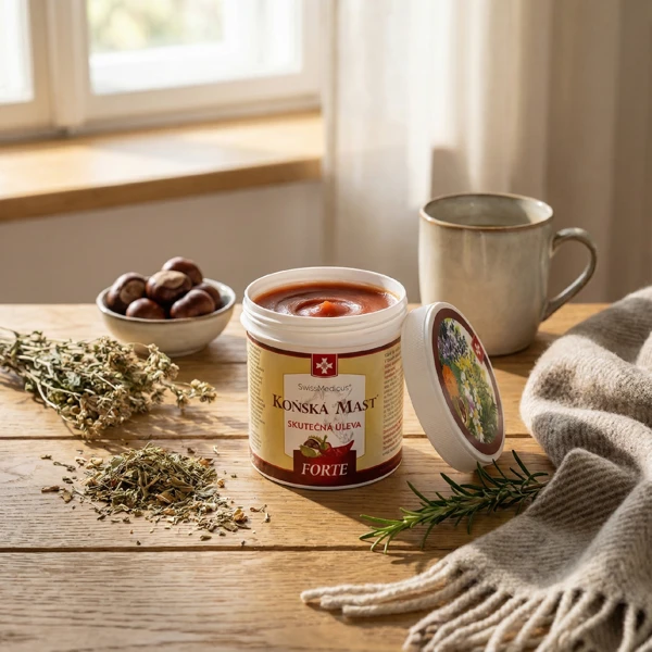 SwissMedicus® Koňská mast forte hřejivá 250 ml
