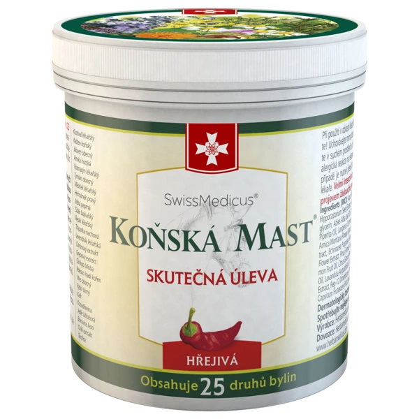 SwissMedicus® Koňská mast hřejivá 250 ml