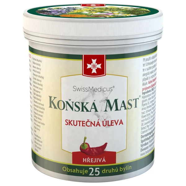 SwissMedicus® Koňská mast hřejivá 500 ml