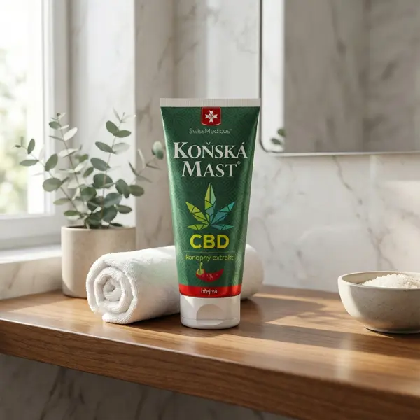 SwissMedicus® Koňská mast s CBD hřejivá 200 ml