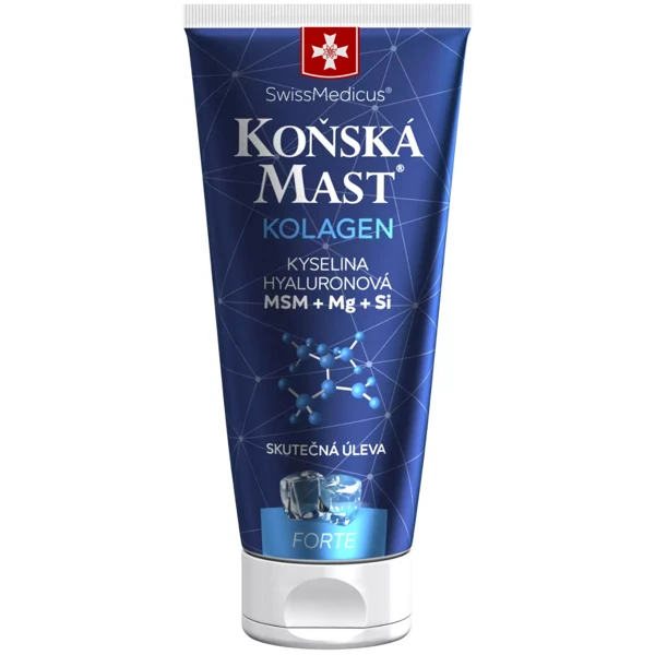 SwissMedicus® Koňská mast s kolagenem forte chladivá 200 ml