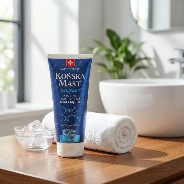 SwissMedicus® Koňská mast s kolagenem forte chladivá 200 ml