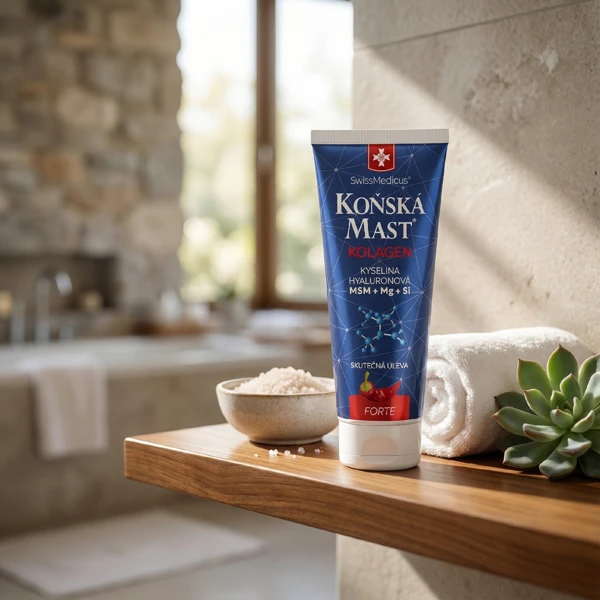 SwissMedicus® Koňská mast s kolagenem forte hřejivá 200 ml