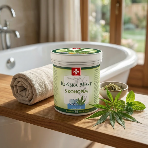 SwissMedicus® Koňská mast s konopím chladivá 250 ml