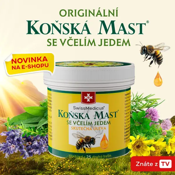 SwissMedicus® Koňská mast se včelím jedem 150 ml