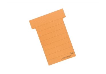 T-karty 101 mm široké, 100 kusů, barva oranžová