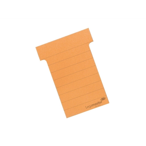 T-karty 101 mm široké, 100 kusů, barva oranžová
