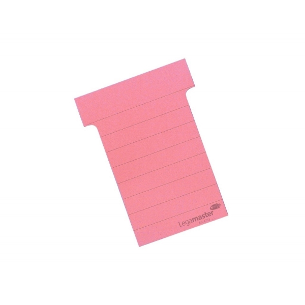 T-karty 101 mm široké, 100 kusů, barva růžová