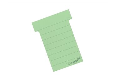 T-karty 101 mm široké, 100 kusů, barva zelená