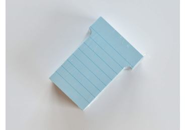 T-karty 70 mm široké, 100 kusů, barva modrá