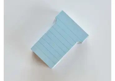 T-karty 70 mm široké, 100 kusů, barva modrá