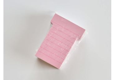 T-karty 70 mm široké, 100 kusů, barva růžová