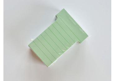 T-karty 70 mm široké, 100 kusů, barva zelená
