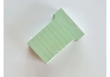 T-karty 70 mm široké, 100 kusů, barva zelená