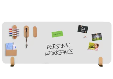 Tabulová stolní dělící přepážka 60 x 160 cm samostojící