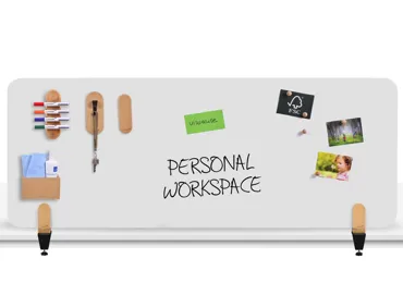 Tabulová stolní dělící přepážka 60 x 160 cm se svorkou