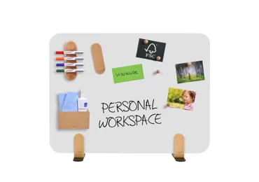 Tabulová stolní dělící přepážka 60 x 80 cm samostojící