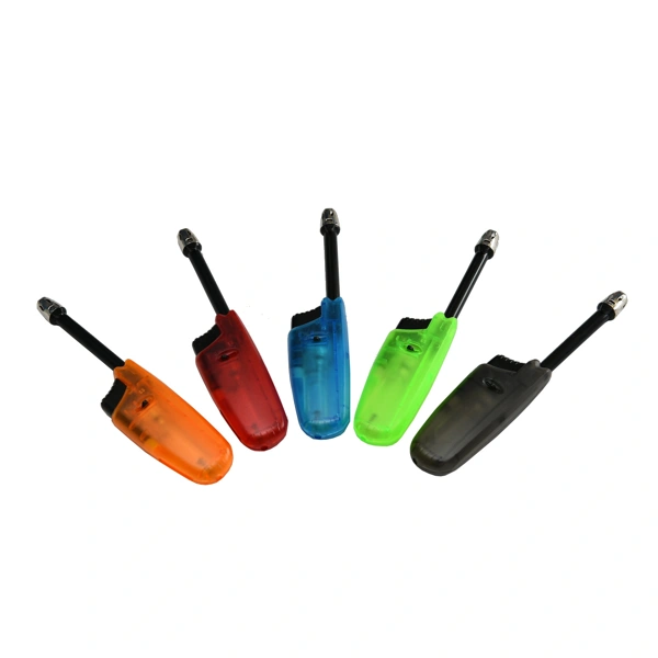 Teleskopický plynový zapalovač - modrý