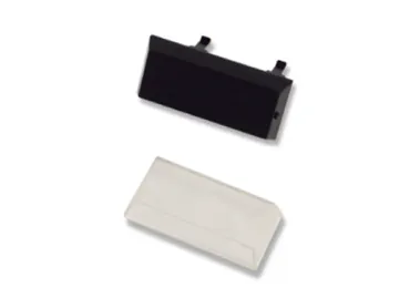 Tlačítko 2X1 komplet vč. krytky černé