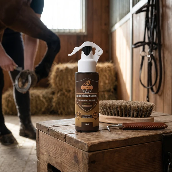 Topvet Aktivní sérum na kopyta pro koně 100 ml