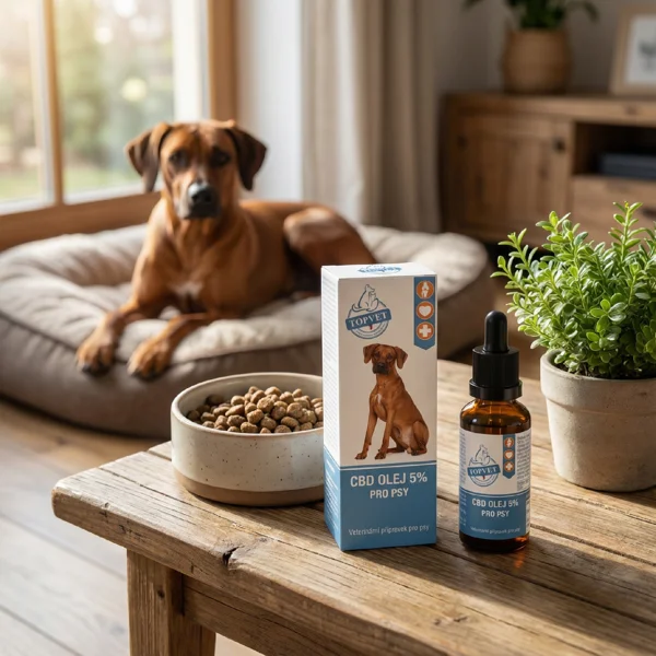 Topvet CBD olej 5% pro psy 10 ml