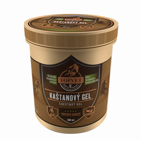 Topvet Kaštanový gel pro koně 500 ml