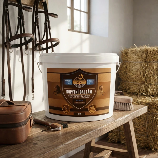 Topvet Kopytní balzám pro poškozené kopyto pro koně 2;7 l 2700 ml