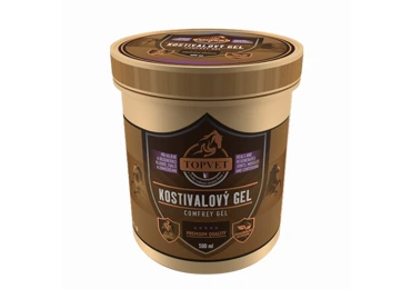Topvet Kostivalový gel pro koně 500 ml
