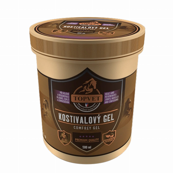 Topvet Kostivalový gel pro koně 500 ml