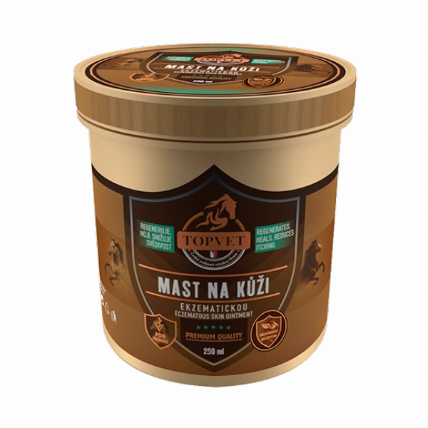Topvet Mast na ekzematickou kůži pro koně 250 ml