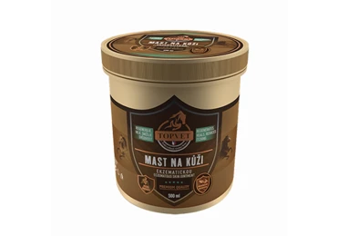 Topvet Mast na ekzematickou kůži pro koně 500 ml