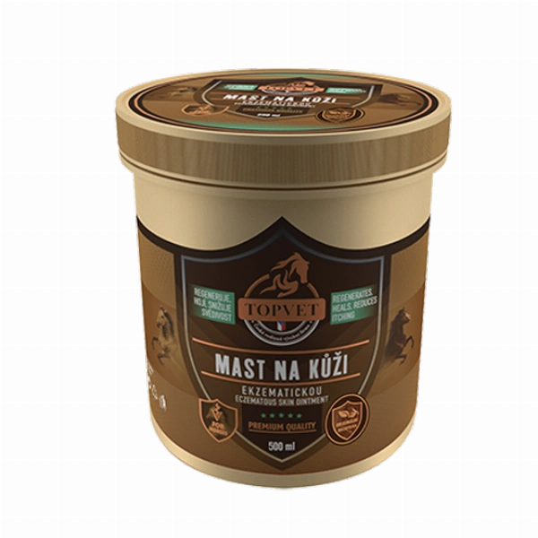 Topvet Mast na ekzematickou kůži pro koně 500 ml